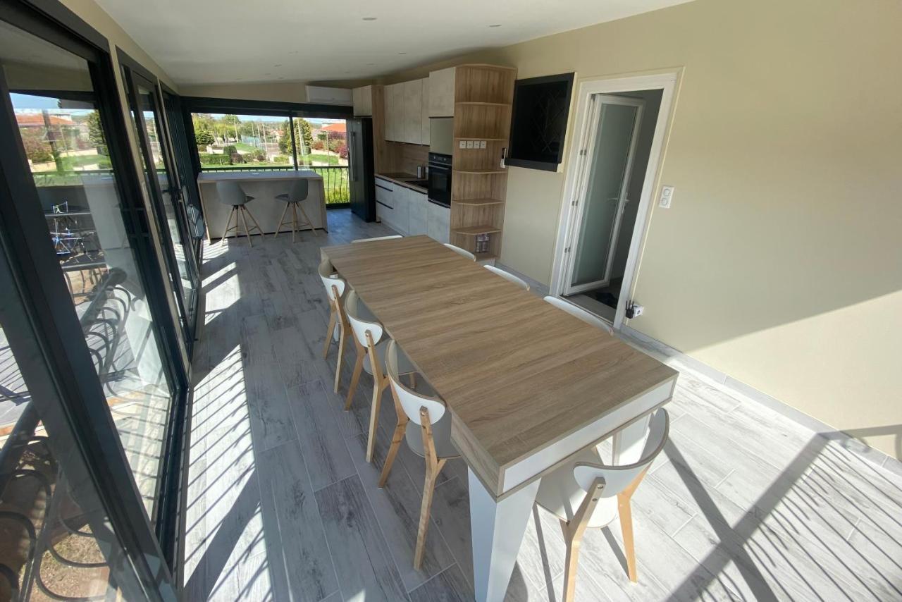 Chambre Dans Logement Partage Chez L Habitant Avec Piscine De 1 A 3 Chambres Grieges 외부 사진